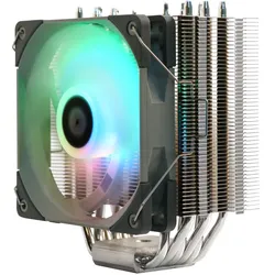 Thermalright Venomous Plus, Luftkühlung, 1500 RPM, 25,6 dB, Chrom, Grau, Stahl