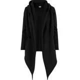 URBAN CLASSICS Ladies Hooded Sweat Cardigan Schwarz 4XL