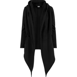 URBAN CLASSICS Ladies Hooded Sweat Cardigan Schwarz 4XL