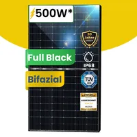 2x 500W Bifaziales Glas Solarmodul - Hochleistungs-Photovoltaikpanel