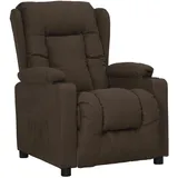 vidaXL Relaxsessel Dunkelbraun Polyester 0 x 0 x 0 cm Braun