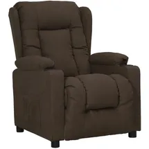 vidaXL Relaxsessel Dunkelbraun Polyester 0 x 0 x 0 cm Braun