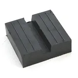 Gummi-Unterlage Auflage Wagen-Heber Hebebühne Auto Klotz Rangier-Wagenheber Puffer Reifen Reifenwechsel LKW Räder KFZ Zubehör (120x120x25mm)