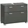 PLACES OF STYLE "Rowan", grau (grau hochglanz), B:70cm H:55cm T:30cm, FSC-zertifizierter Holzwerkstoff, Schränke, Waschbeckenunterschrank, Breite 70 cm
