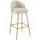 vente-unique Barhocker Altinam Polyester cremefarben 2er Set