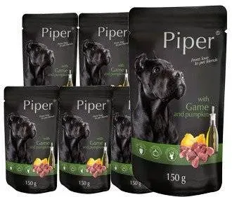 DOLINA NOTECI Piper für Hunde mit Wildbret und Kürbis 10x500g (Rabatt für Stammkunden 3%)