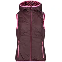 CMP Damen Hoodie Weste, plum-fard-pink fluo 46