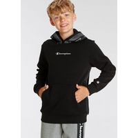 Champion Kapuzensweatshirt »Tape Hooded Sweatshirt - für Kinder«, Gr. M (140/146), schwarz, , 70075064-M