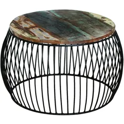 Couchtisch Rund Altholz | vidaXL : Farbe - Braun