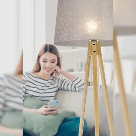 Alecto SMART-BULB10 - Smarte WLAN LED-Lampe, weiß