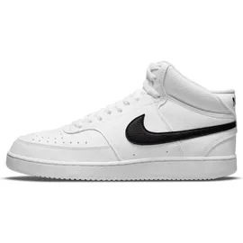 Nike Court Vision Next Nature Mid-Top Sneaker Herren white/black-white 49.5