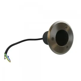 Gtv Bodeneinbaustrahler Edelstahl 7,0 cm GU10 IP67 mehrfarbig