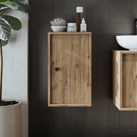 roomartstore.de Gusto 90 Hochschrank 35 x 90 x 35 cm Weiß Holz/MDF/Spanplatte