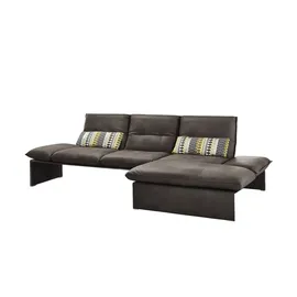 KOINOR Eckcouch Leder 3-Sitzer Braun