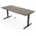 Yaasa Schreibtisch Desk Pro 200 x 80 cm Eiche dunkel/Schwarz