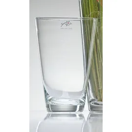 SANDRA RICH Glasvase, Glas, transparent, 13 x 13 x 19 cm