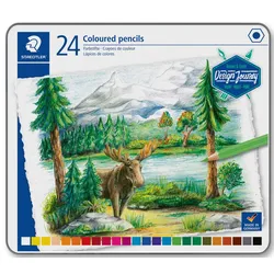 STAEDTLER Buntstifte im Sechskantformat 24 Farben