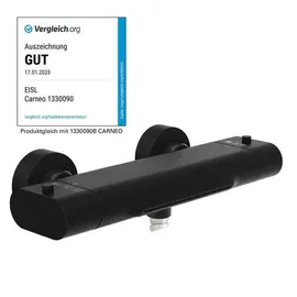 Eisl CARNEO Wannenfüllarmatur Schwarz matt