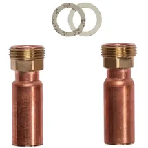 Vaillant Anschlussstutzen G 1 AG auf Kupferrohr 28 mm 2 Stk.