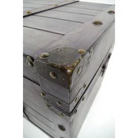 Kobolo Truhe KUBA 80 x 45 x 50 cm 1-tlg. grau