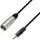 Adam Hall Cables Audiokabel K3 BWM 0100 XLR-Stecker / 3,5mm Klinken-Stecker 1,0m (0100)