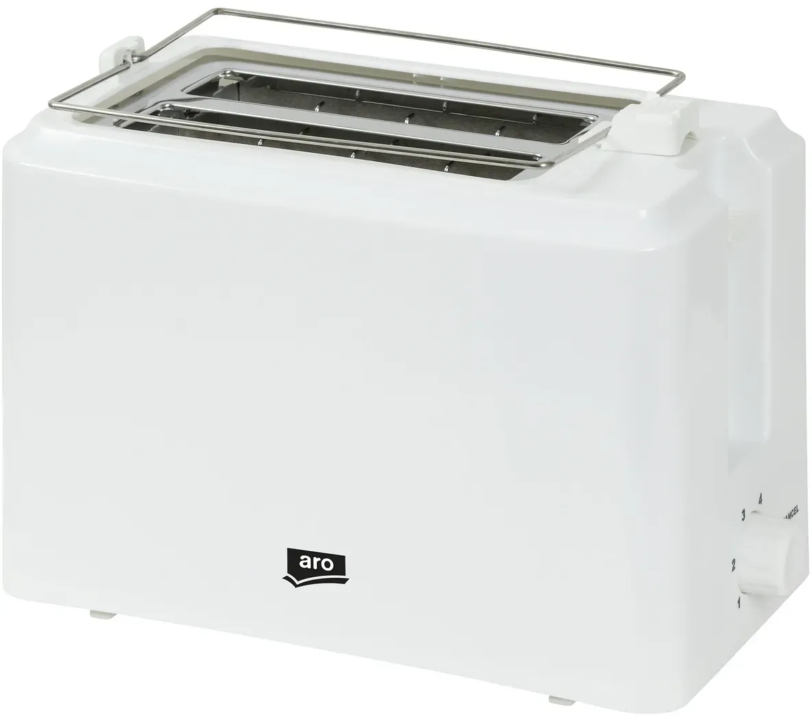 aro Toaster TA625 mit 2 Schlitzen, 750 W, Weiß