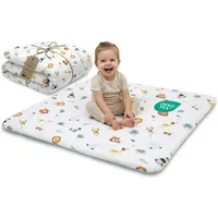 Totsy Baby Krabbeldecke Krabbelmatte für Baby – Spielmatte Spieldecke Bodenmatte für Kinder und Babys für Kinderzimmer und Laufgitter Große faltbar waschbar Play Mat Oeko-Tex-Zertifikat