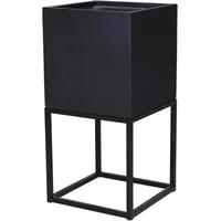 Vivanno Pflanzkübel Block Up Anthrazit Schwarz 80x40x40, Wetterfest &