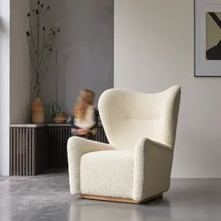 Sessel mit Sherpa-Bezug ,1-Sitz