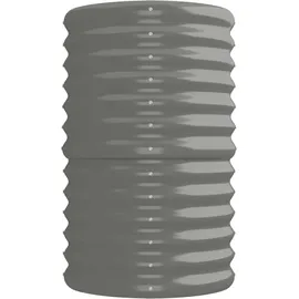 vidaXL Hochbeet Pulverbeschichteter Stahl 224 x 40 x 68 cm Grau