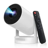 Mini Beamer,4K 1080P Smart Beamer,Projektor Tragbarer mit WiFi 6 und Bluetooth 5.4,Auto Trapezkorrektur Videoprojektor,180°Dreh Beamer Heimkino Outdoor Projector