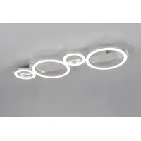 Trio Reality LED Deckenleuchte Lumos chrom - weiß