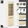 Set One by Musterring Standvitrine Reno 185 x 48 x 42 cm Beige