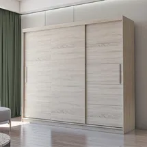 fabryka mebli idźczak Schwebetürenschrank Alba 250 x 218 x 61 cm Braun
