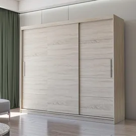 fabryka mebli idźczak Schwebetürenschrank Alba 250 x 218 x 61 cm Braun