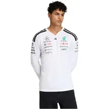 adidas Mercedes - AMG Petronas Formula 1 Team Driver Jersey Longsleeve, white 3XL