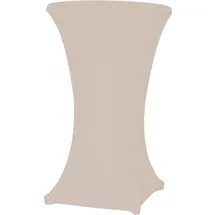 Siena Garden Stehtischhusse Beige Ø 70-85 cm x 110 cm