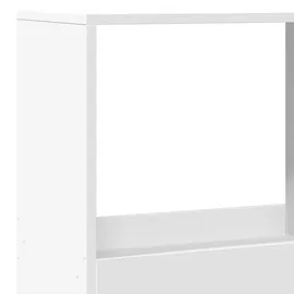 vidaXL Bücherregal Raumteiler 100 x 33 x 175 cm Weiß