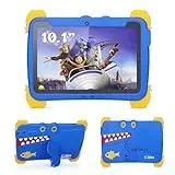 10.1 Zoll Andriod 13 Tablet für Kinder mit Hülle, 4GB RAM 64GB ROM Kinder Tablet, 6000mAh 1280 * 800 HD Augenschutz Touchscreen WiFi Bildungsgeschenke Tablets für Kinder Blau