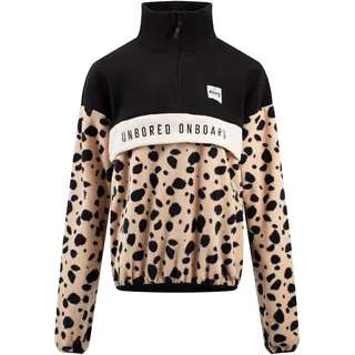 Eivy Ball Fleece Pullover, Cheetah, S