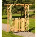 Promadino Rosenbogen »Pergola Anke«, BxTxH: 200x60x210 cm, mit Türen