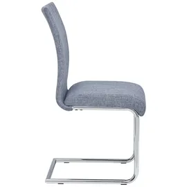 Idimex Esszimmerstuhl, Grau, Textil, Mode, 43x94x56 cm, Esszimmer, Stühle, Esszimmerstühle, Vierfußstühle