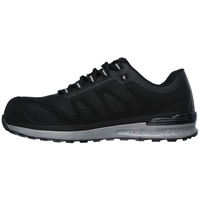 SKECHERS Herren Bulklin Lyndale Sneaker, Black Textile Synthetic, 43 EU