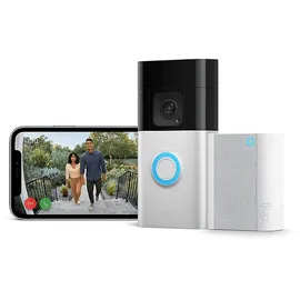 Ring Battery Video Doorbell Plus + Chime (2nd Gen) Set