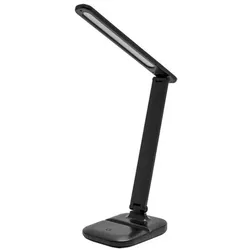 LED Schreibtischlampe Tischlampe Leselampe Büroleuchte Schalter schwarz 7253
