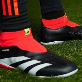adidas Predator League Laceless FG Core Black / Cloud White / Solar Red 45 1/3