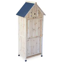 Sweeek Gartenschrank aus Tanne, 4 Stauräume