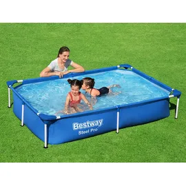 BESTWAY Steel Pro Stahlramenpool 221 x 150 x 43 cm 56401