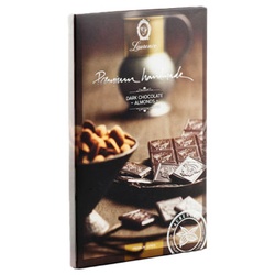 Schwarze Schokolade mit Mandeln Laurence, 80 g
