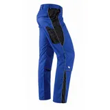 Engelbert Strauss Arbeitshose Strauss Bundhose e.s.active Arbeitshose Flexbelt kornblau/schwarz seitlich dehnbarer Flexbelt-Bund 58